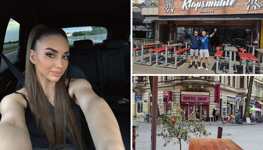 Kockice ispunile i Hamburg! Hrvatsku fan zonu postavili su kraj brojnih seks shopova...
