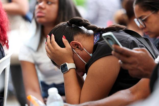 Aftermath of the Jet Set nightclub roof collapse, in Santo Domingo