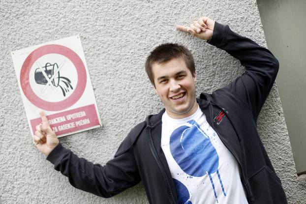 Zagreb: Duje Staniši?, kandidat showa Hrvatska traži zvijezdu