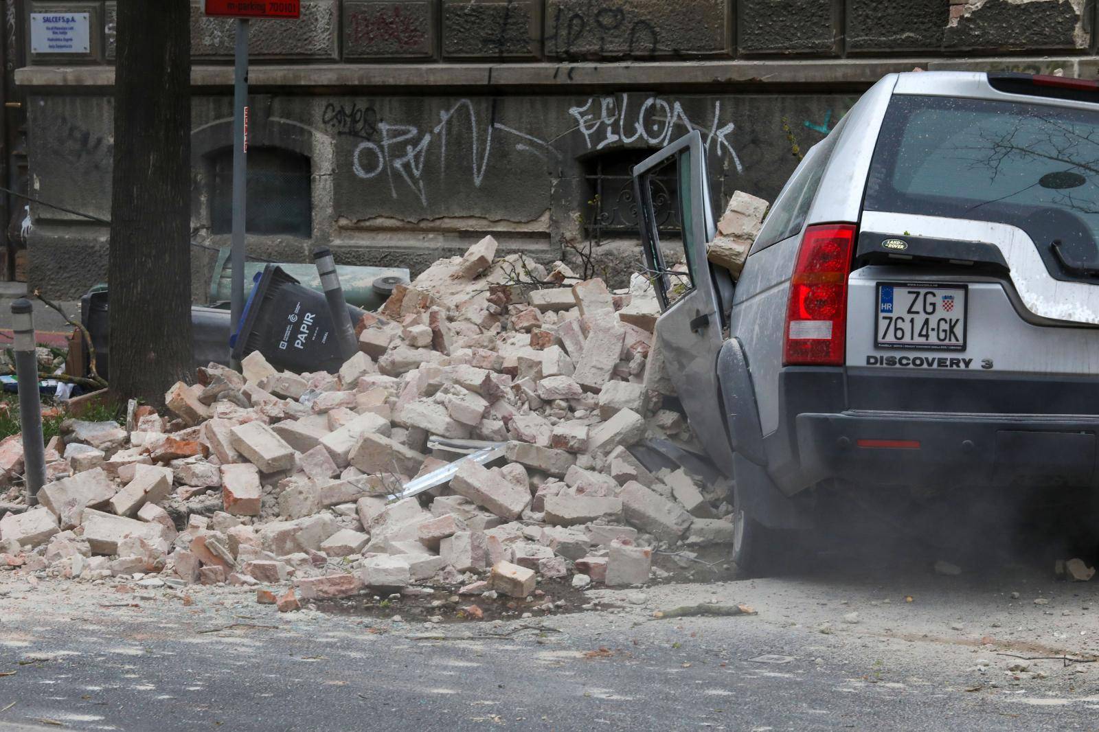 Oštećenja u centru Zagreba nakon potresa