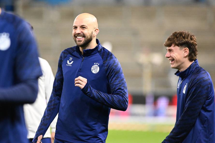 Genk: Nogometaši Dinama odradili trening uoči utakmice protiv Genka