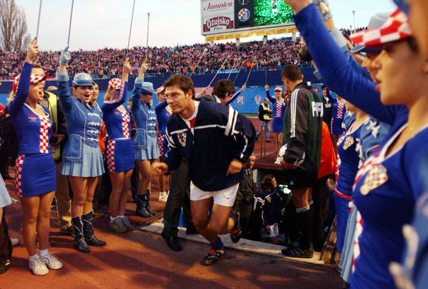 Zvonimir Boban oprostio se od nogometa revijalnom utakmicom na stadionu Maksimir, 07.10.2002.