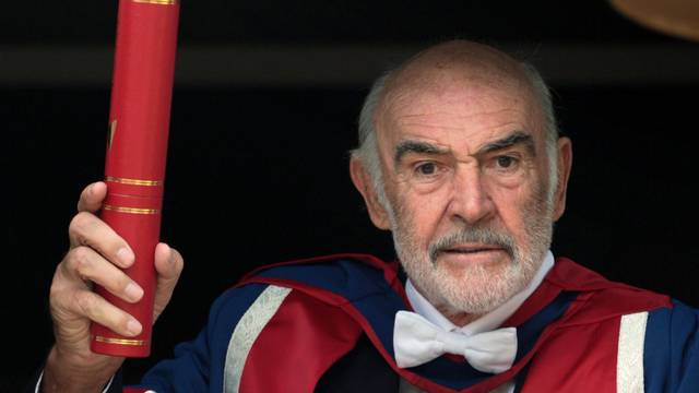 Sir Sean Connery collects honorary degree