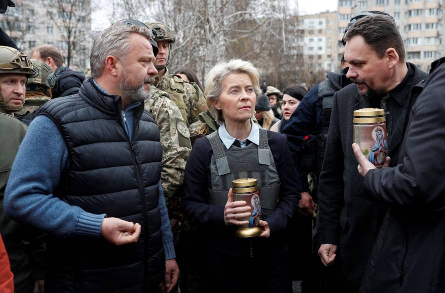 European Commission President Ursula von der Leyen visits Ukraine