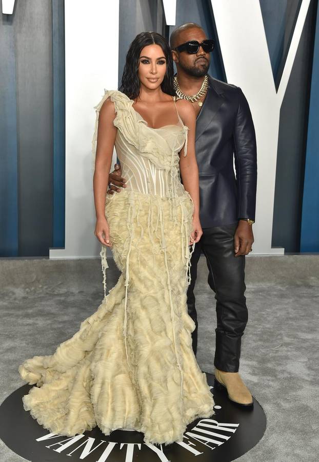 Kanye West and Kim Kardashian File Photo