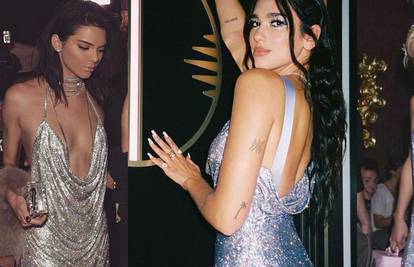 Dua Lipa, Kendall i Paris Hilton obožavaju malu srebrnu haljinu