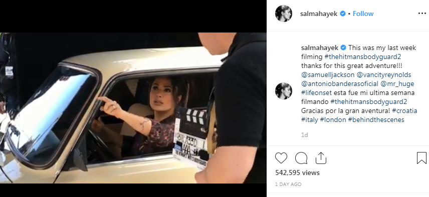 Salma Hayek objavila video iza kulisa: 'Hvala na ovoj avanturi'