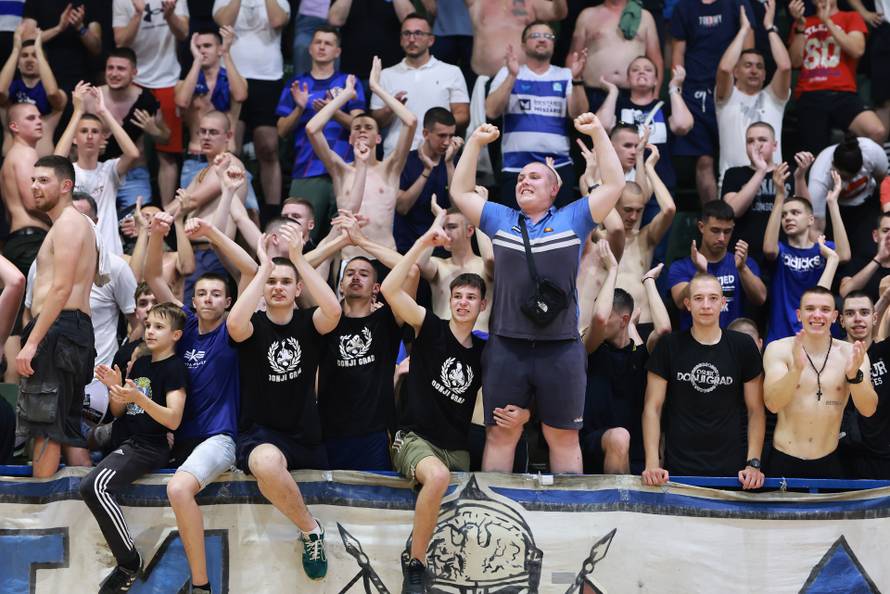 Četvrta utakmica finalne serije za prvaka Hrvatske u futsalu između Osijeka i Novog Vremena