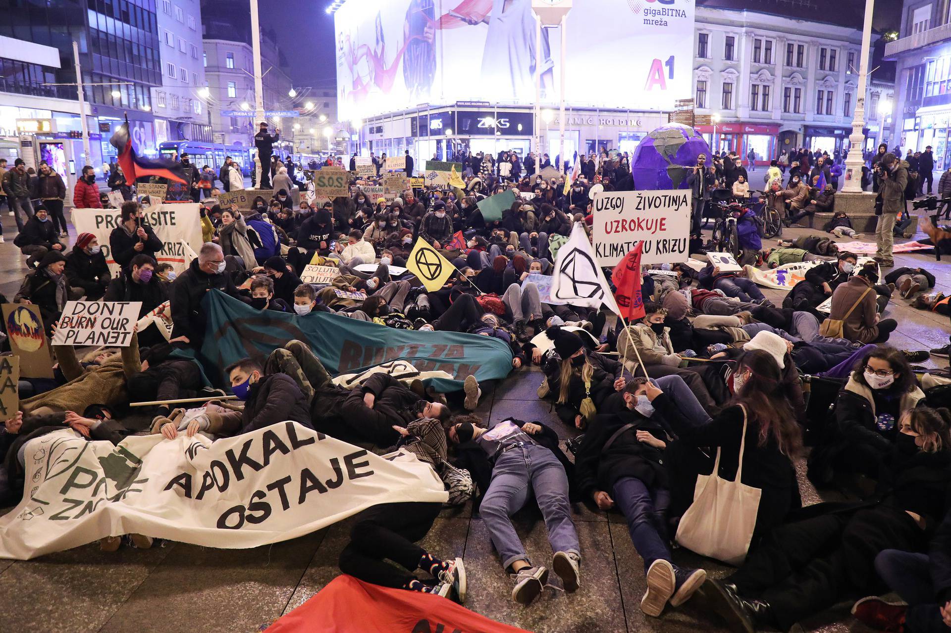 Zagreb: Fridays For Future Croatia organizirao Marš za opstanak