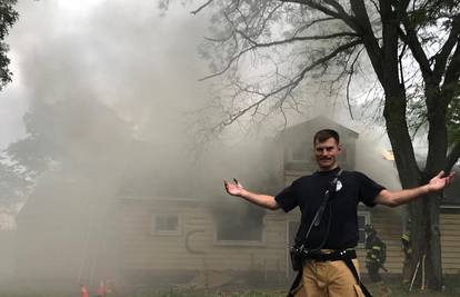 Ugasio novi požar: 'Jako sam ponosan što sam vatrogasac'