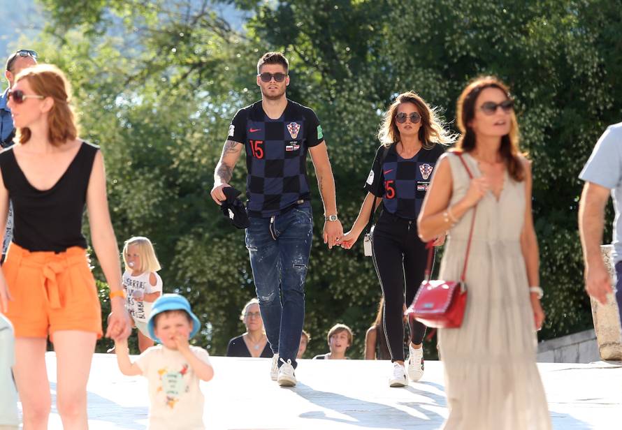 Duje došao na prijem u pratnji svoje vatrene djevojke Adriane