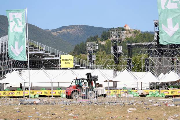 Jutro nakon koncerta Marka Perkovića Thompsona na sinjskom hipodromu