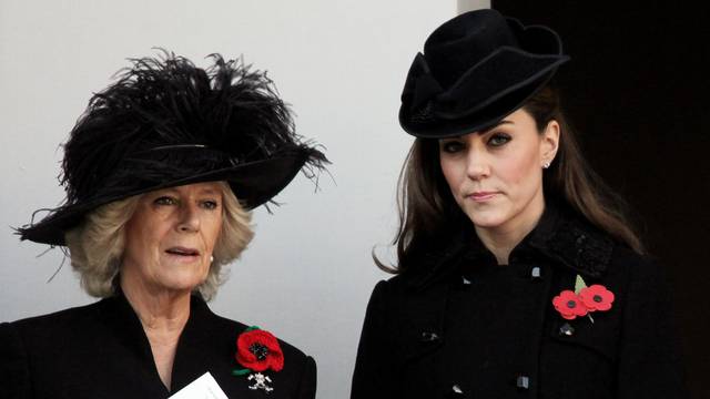 Royals at Remembrance Day Ceremony at the Cenotaph.