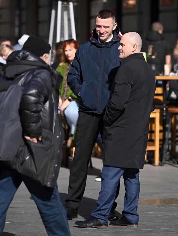 EKSKLUZIVNO Zagreb: Josip Dabro i Ivan Penava razgovarali su u centru grada 