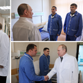 FOTO Putin posjetio ranjene ruske vojnike u bolnici, u pratnji i ministar obrane Sergej Šojgu