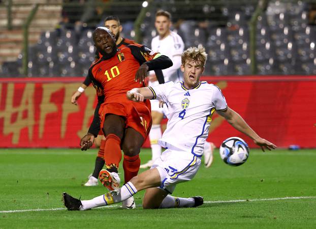 Euro 2024 Qualifier - Group F - Belgium v Sweden