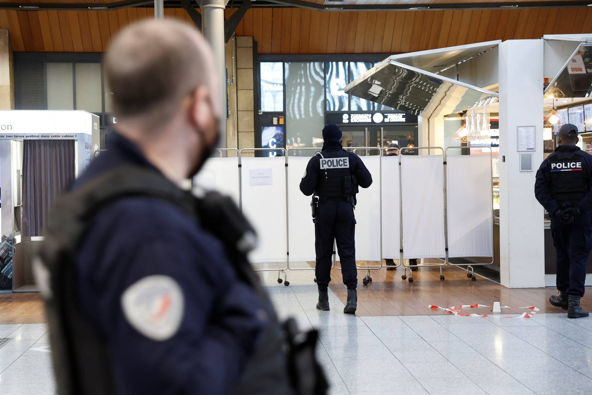 Police killed a person who attacked them with a knife at Paris' Gare du Nord station