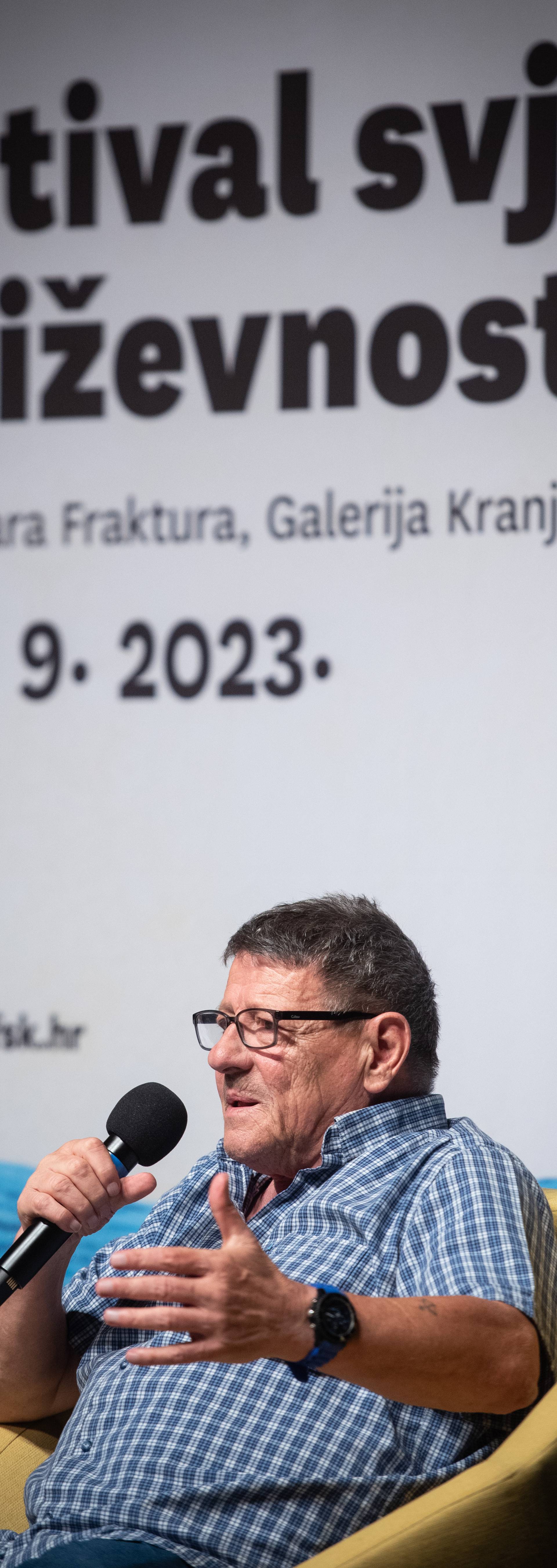 Zagreb: Svetislav Basara gostovao na tribini Festivala svjetske književnosti "Razotkrivanje" 