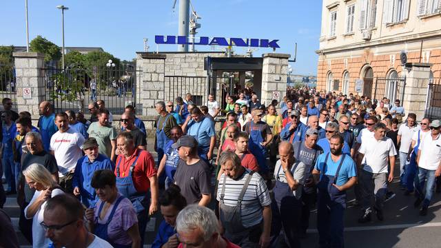 Pula: Radnici Uljanika ponovno na ulicama i traÅ¾e ostavku uprave