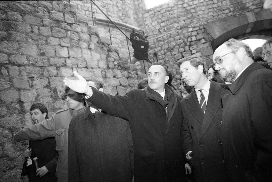 Britanski prijestolonasljednik princ Charles posjetio Dubrovnik, 8. 2. 1996.