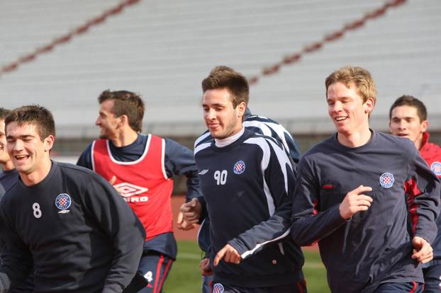 Split: Hajdukovci odradili jutarnji trening na Poljudu