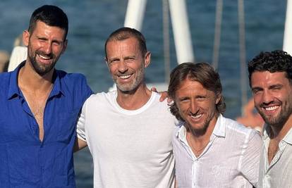 FOTO Sportska elita okupila se na Korčuli. Modrić i Kovačić u društvu Čeferina i Đokovića