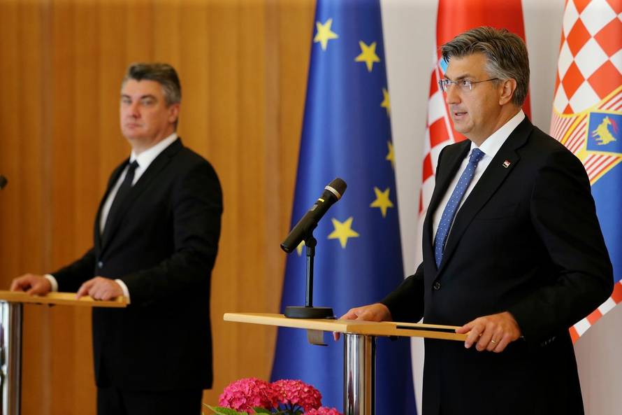 Plenković predstavio 16 novih ministarstava, Milanović pričao o mjerama protiv korona virusa