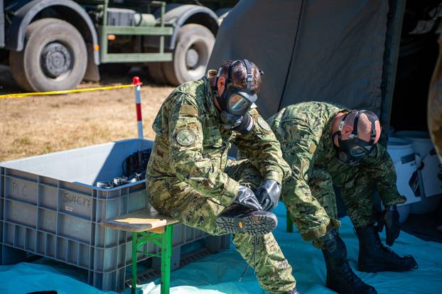 FOTO Hrvatska vojska pokazala snagu: Održana velika međunarodna vojna vježba