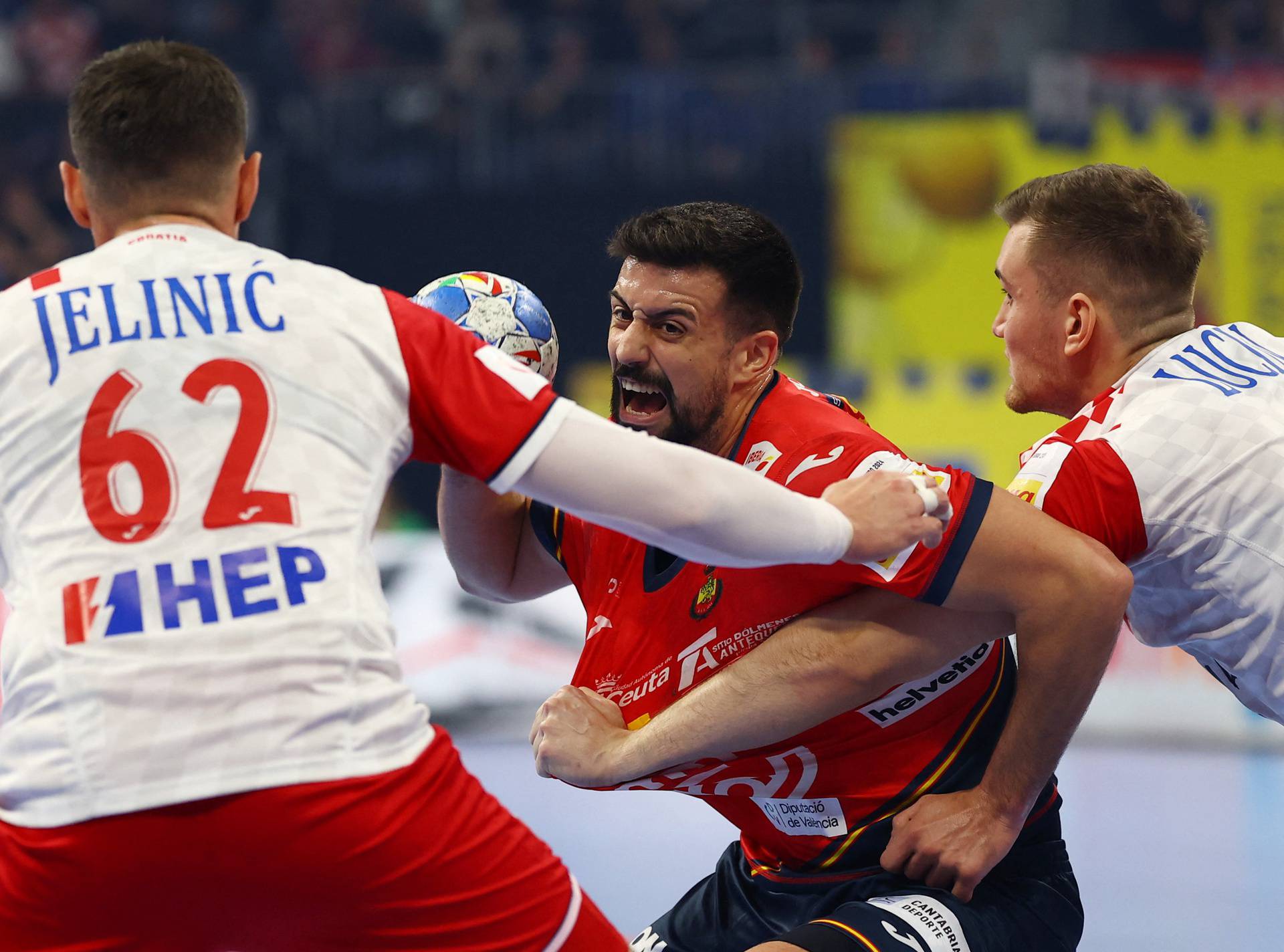 EHF 2024 Men's European Handball Championship - Preliminary Round - Group B - Spain v Croatia