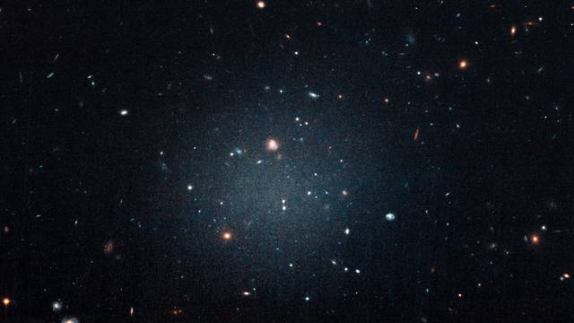 NASA handout photo of the galaxy named NGC 1052-DF2