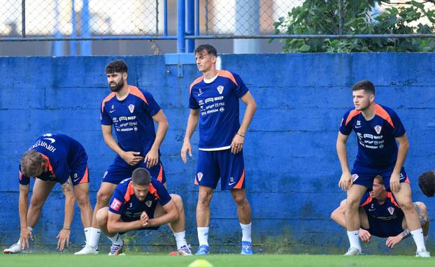 Zagreb: Trening hrvatske nogometne reprezentacije