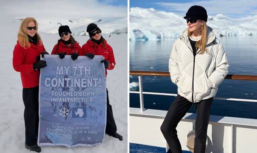 Razvod joj godi! Nicole Kidman u&zcaron;iva s k&cacute;erima na Antarktici