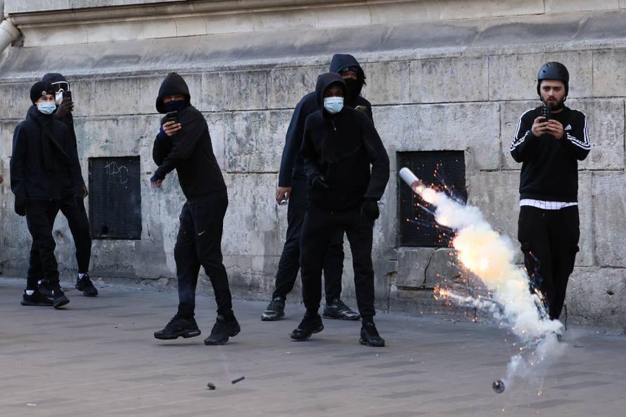 Nationwide protests in France against the cost of living