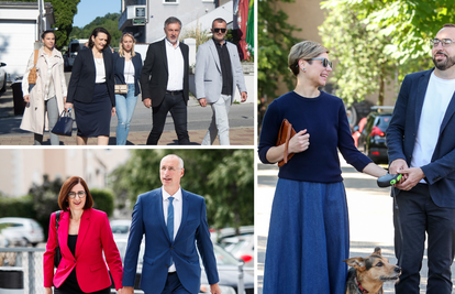 Političari na glasanje stigli sa suprugama: Grlili se, držali za ruke i pozirali pred kamerama