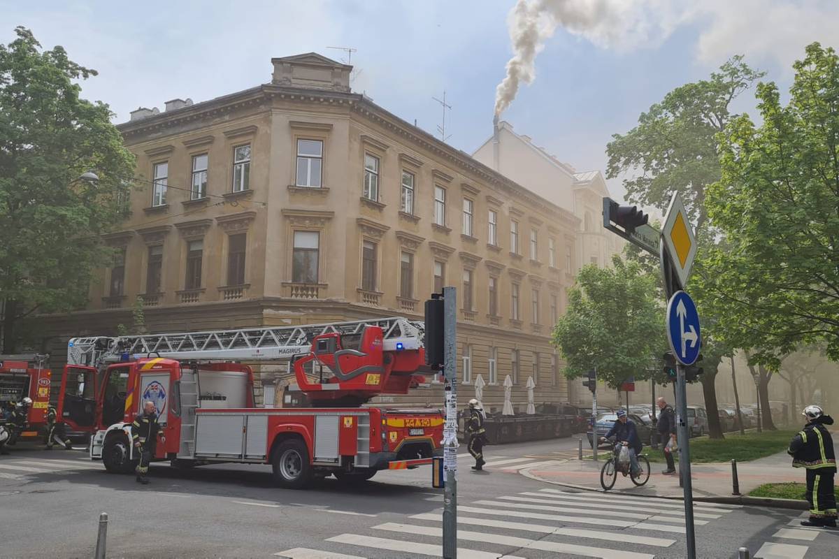 VIDEO Zapalila se ventilacija u restoranu u centru Zagreba