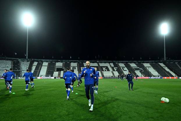 Solun: Trening GNK Dinama uoči uzvratnog susreta 1/8 finala UEFA Konferencijske lige