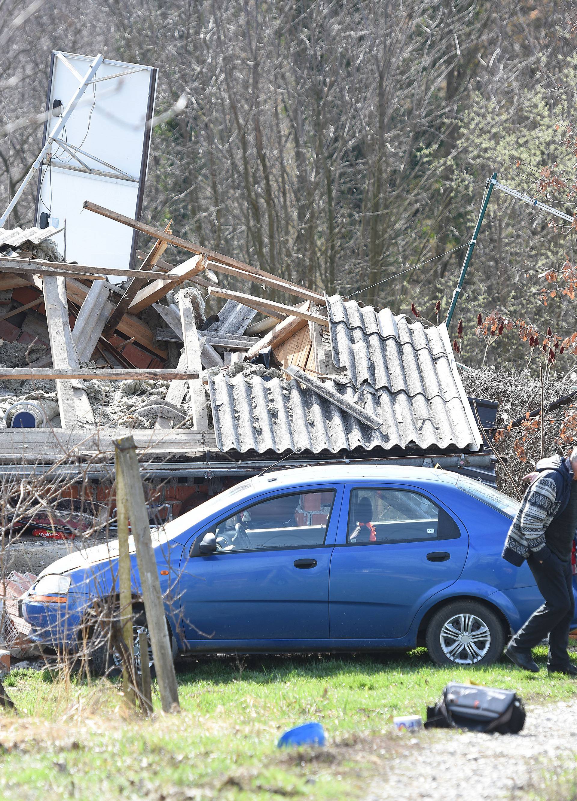 Sve se urušilo, jedan ozlijeđeni: Eksplozija u kući kod Ludbrega
