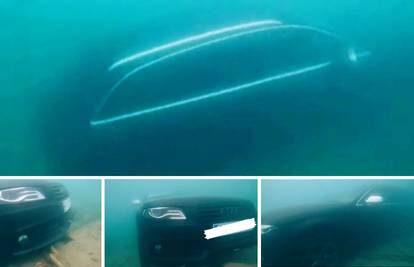Nevjerojatna snimka s Raba. Na dnu mora - crni Audi. Policija otkrila kako je auto tu završio...