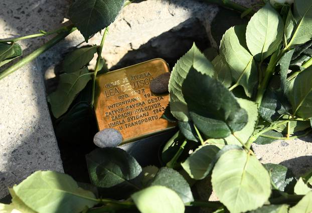 Zagreb: Postavljanje prvog kamena spoticanja, žrtvama fašističkog režima