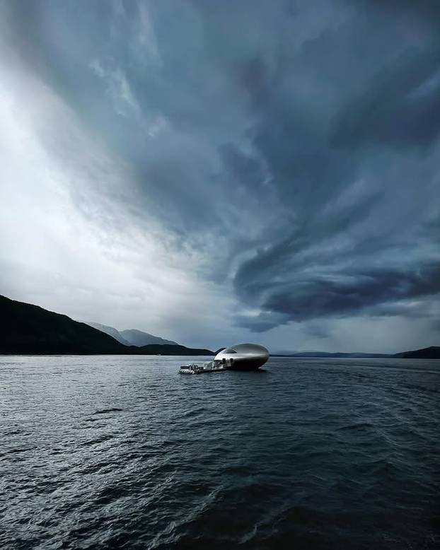 FOTO Spektakl na vodi: Biste li jeli u ovom futurističkom restoranu u norveškom fjordu?