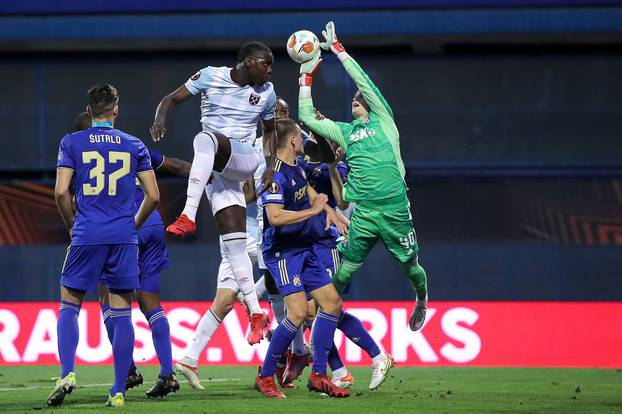 Zagreb: Dinamo je u sklopu prvog kola Europske lige izgubio protiv West Hama 0:2 