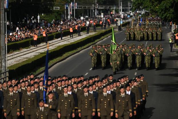 Zagreb: Svečani vojni mimohod u povodu 30 godina VRO Oluja