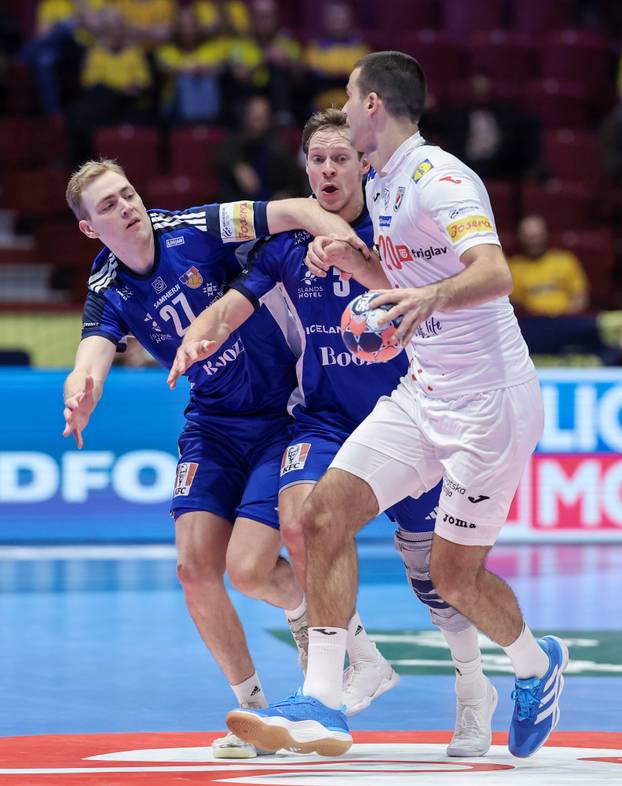 Susret Islanda i Hrvatske u drugom krugu EHF Europskog prvenstva