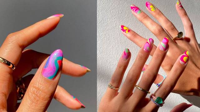 Zabavan trend: Psihodelični nokti za šareni proljetni stil