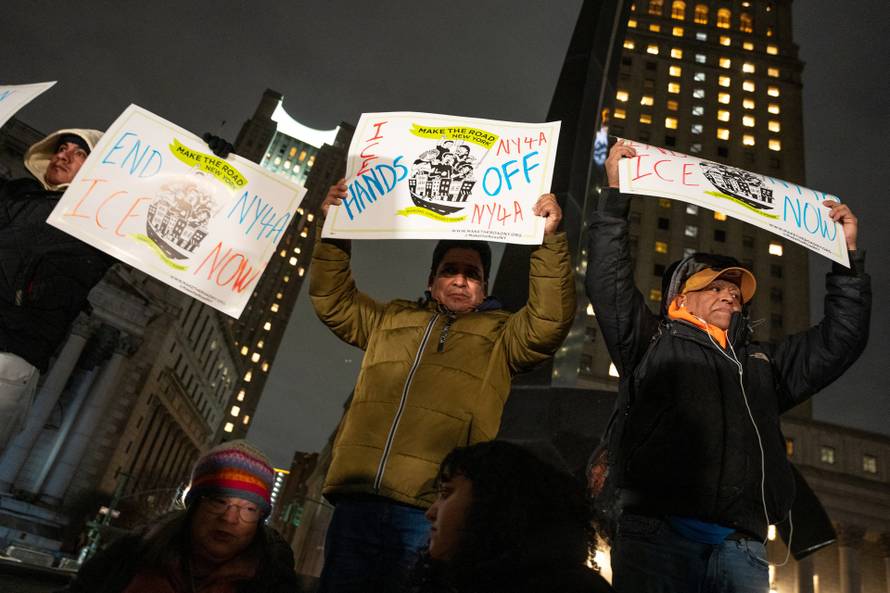 Protest against Immigration and Customs Enforcement (ICE) in New York City