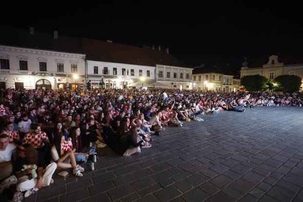 Osijek: Zajedničko gledanje utakmice Engleska  - Hrvatska 