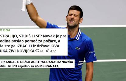 Srbi bijesni: Australijo, stidiš li se? Novak vam je pomagao kad je bio požar, sad ga izbacujete!