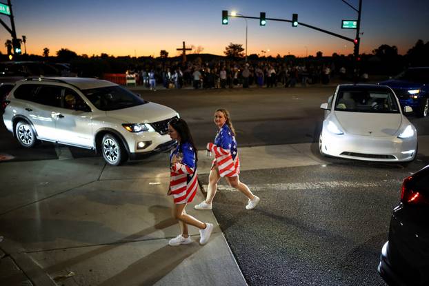Memorial service for slain conservative commentator Charlie Kirk, in Glendale