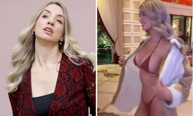 Lijevo prava Sanja, desno lažna Sanja