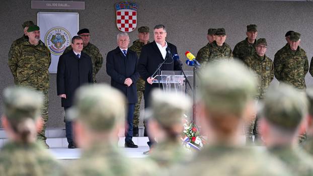 FOTO Milanović: 'O angažmanu vojske izvan domovine uvijek ćemo jako dobro razmisliti'